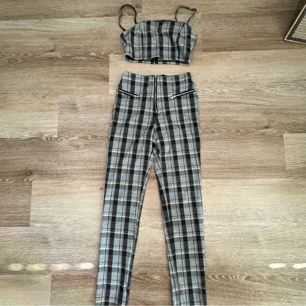 Tiger mist plaid set